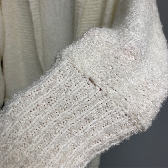 Vintage Balloon Sleeve Oversized Textured Cardigan - Picture 7 of 11